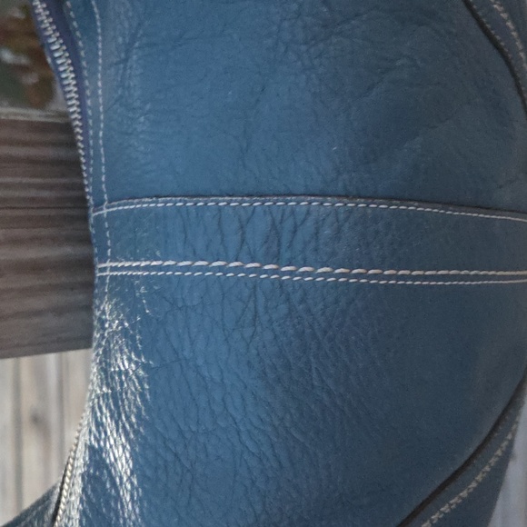 Coach Vintage Y2K Crescent Bag – Soft Blue Leathef - Picture 7 of 12